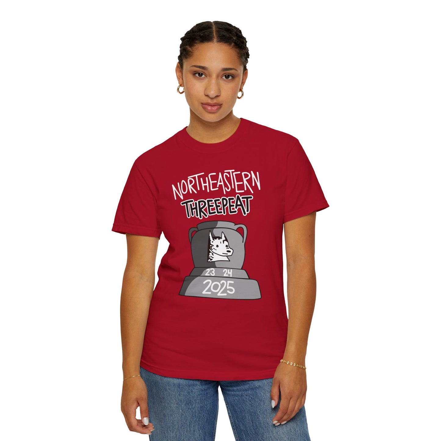Hoosky 3-Peat Champions Heavyweight T-Shirt