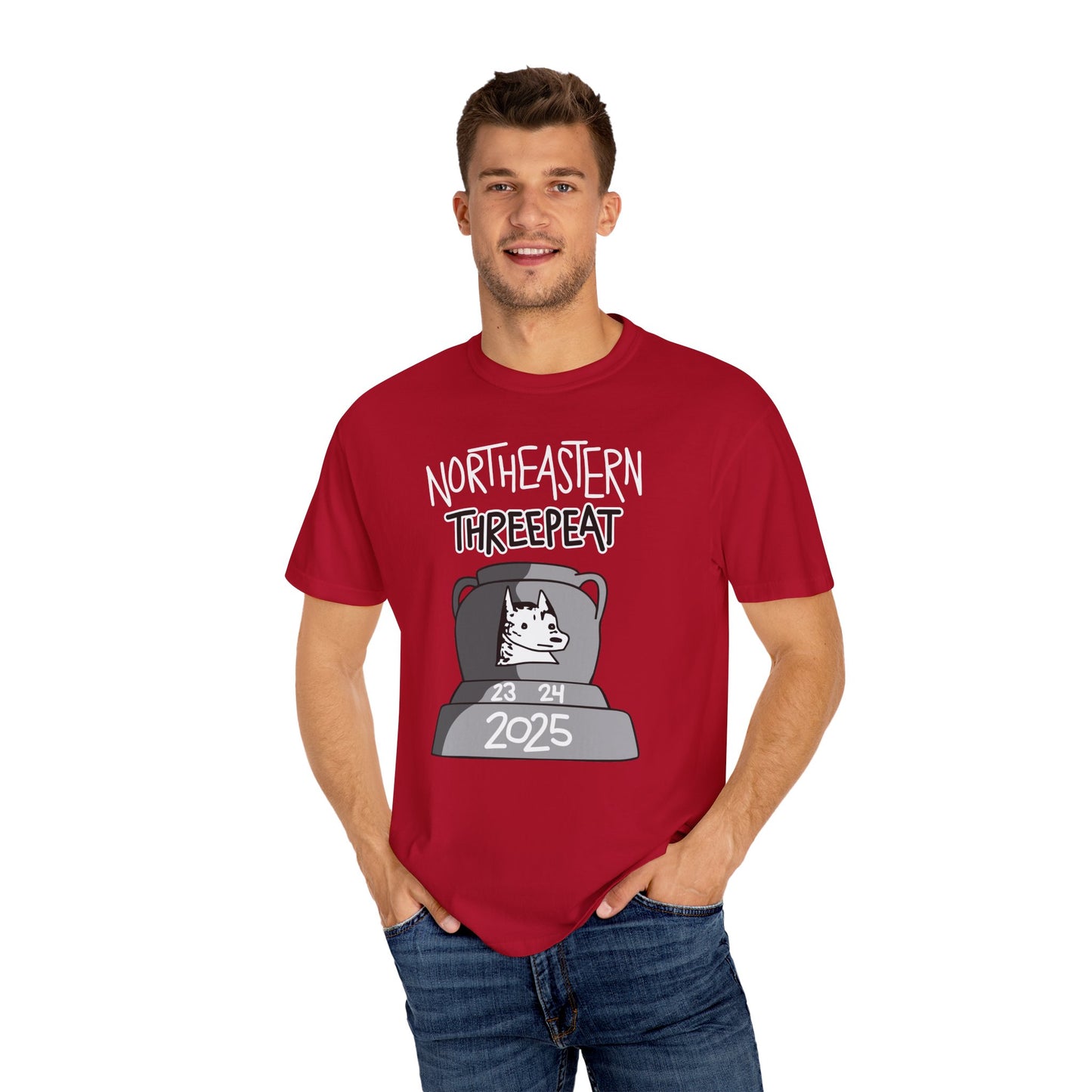 Hoosky 3-Peat Champions Heavyweight T-Shirt