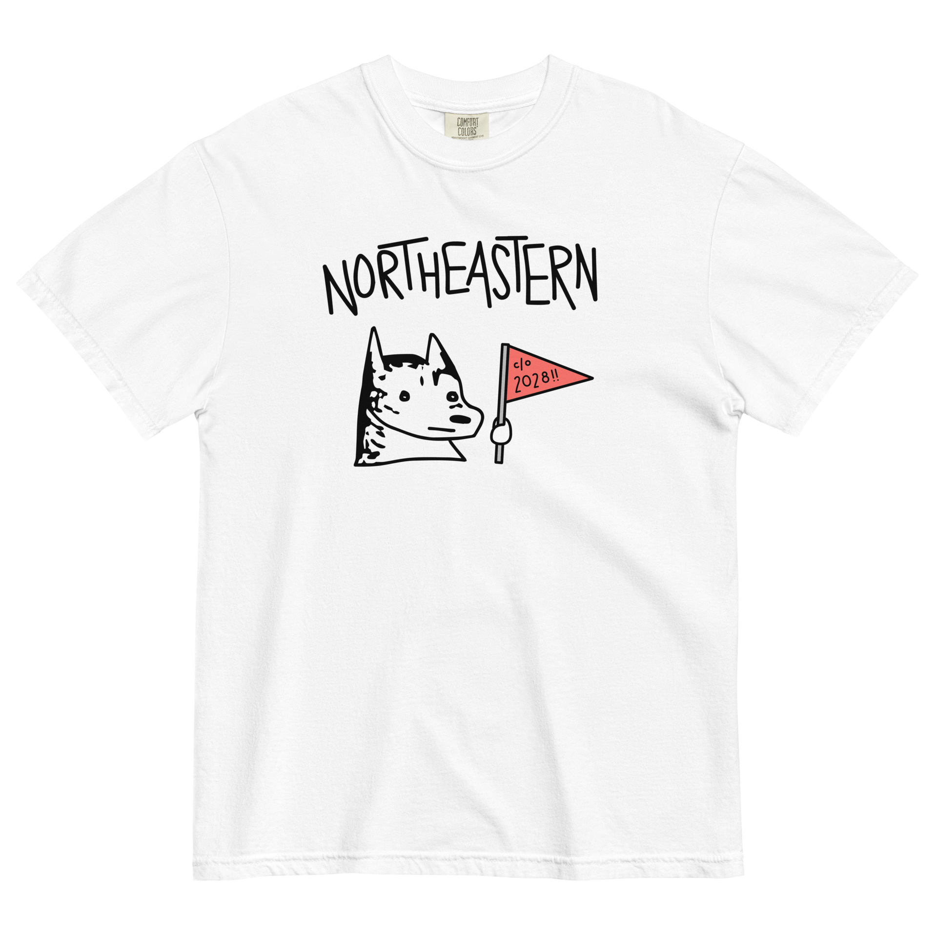 【deres】first class T shirt white Class of 2028 Heavyweight T-Shirt – hoosky